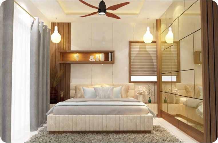 Interior design project Custom Bedroom — Suntew Bangalore